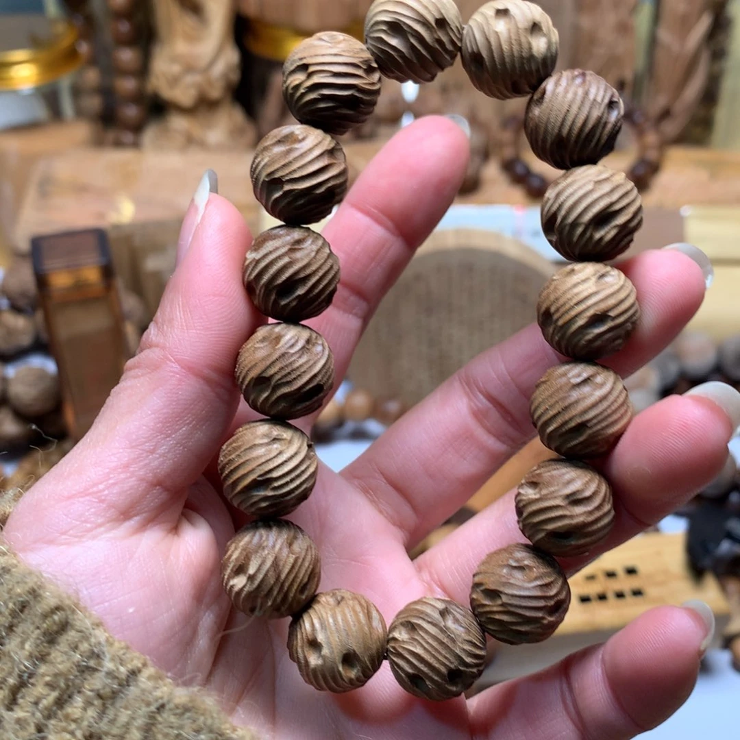 檀香木手串/手链青****?老山檀香1.4无相手串