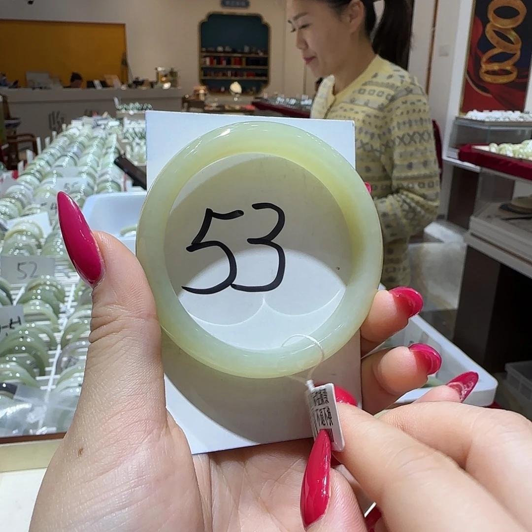 和田玉未镶嵌手镯933