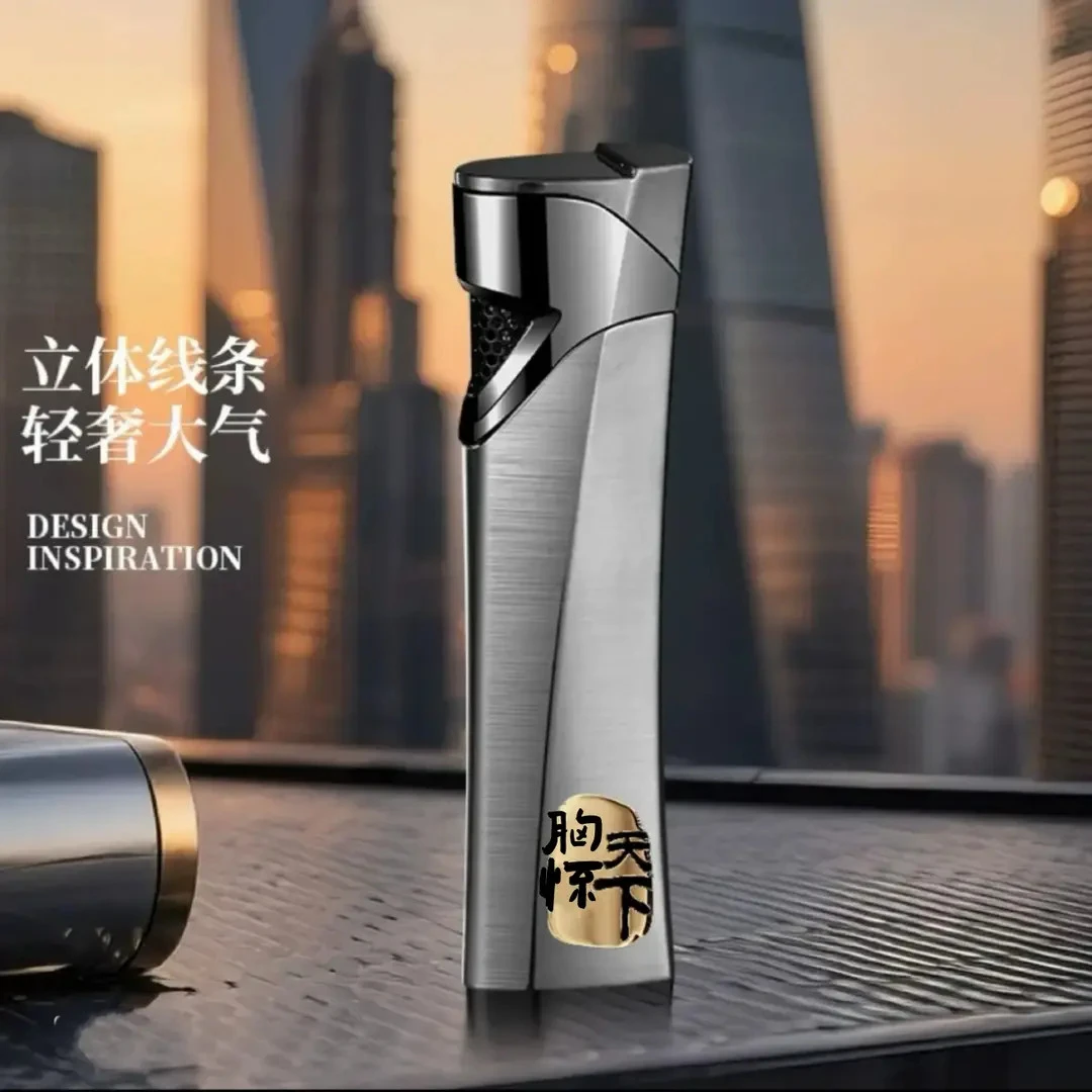 【胸怀天下】2025新款大气男士创意打火机防风小巧便携高档