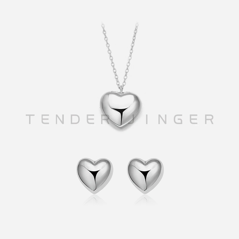 Tender Jinger 925银耳饰 ｜欧美系列*外.意大利*甜心系列项链耳饰