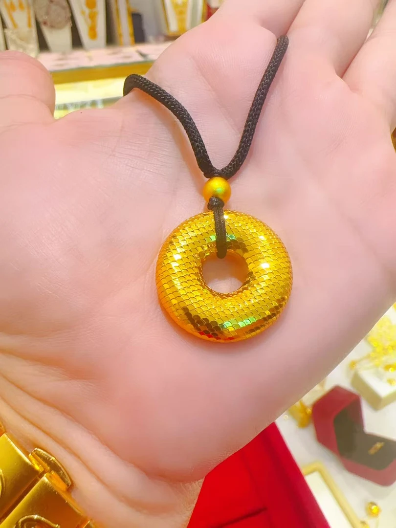 合金吊坠 0.12g 编绳 سېھران مىس قاپلىما ئالتۇنلىرى