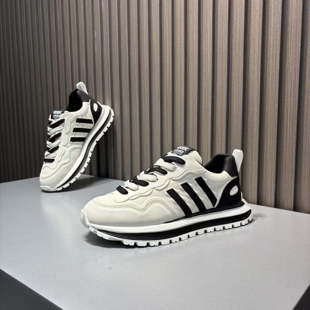 SADTEARS男鞋原创潮牌小白鞋时尚百搭阿甘鞋网面新款运动休闲鞋男