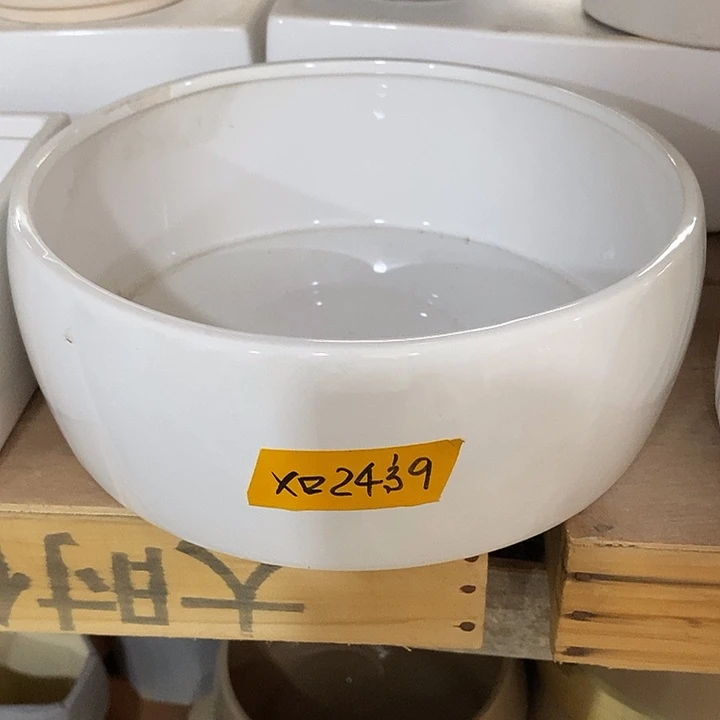 摆件陶盆有孔 微瑕介意勿拍