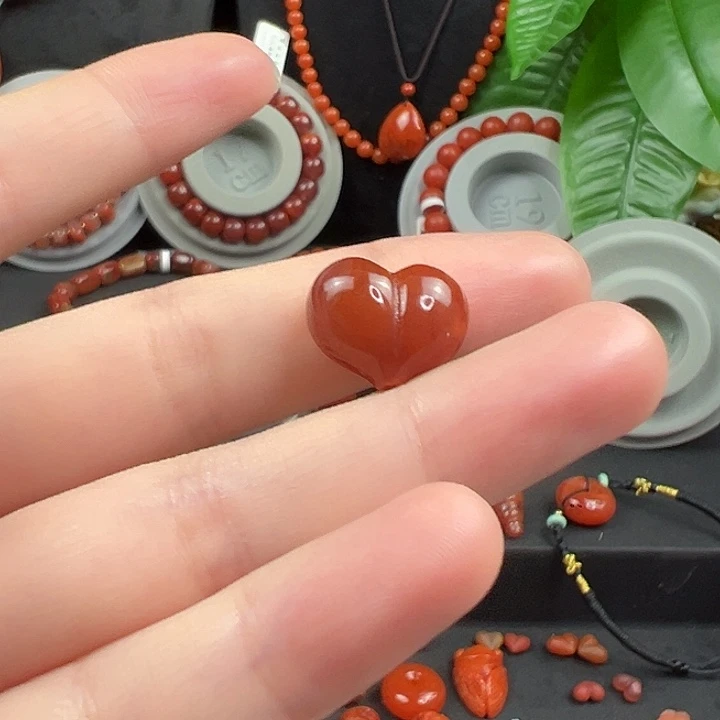 南红玛瑙未镶嵌屁桃南红屁桃卡15