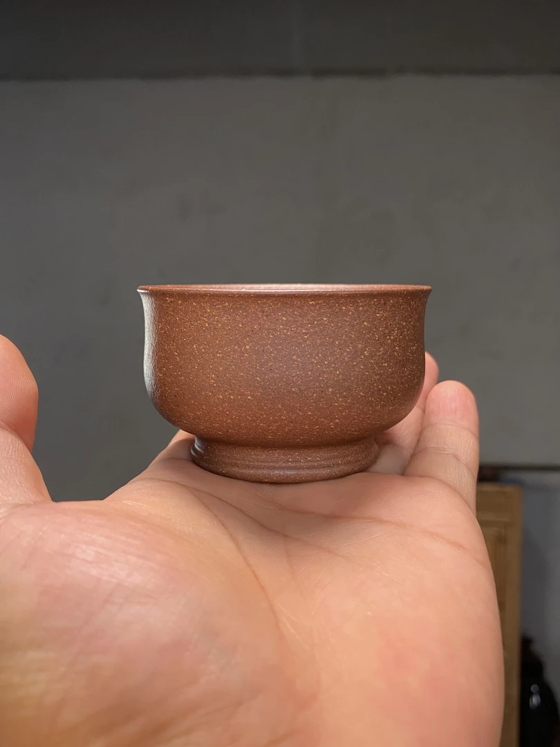 原矿深井老块共生矿段泥手工主人杯120cc紫砂杯子茶具小杯子