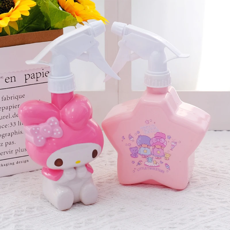 PP卡通美乐蒂喷头挤压式分装瓶洗发水瓶沐浴露瓶立体造型大容量