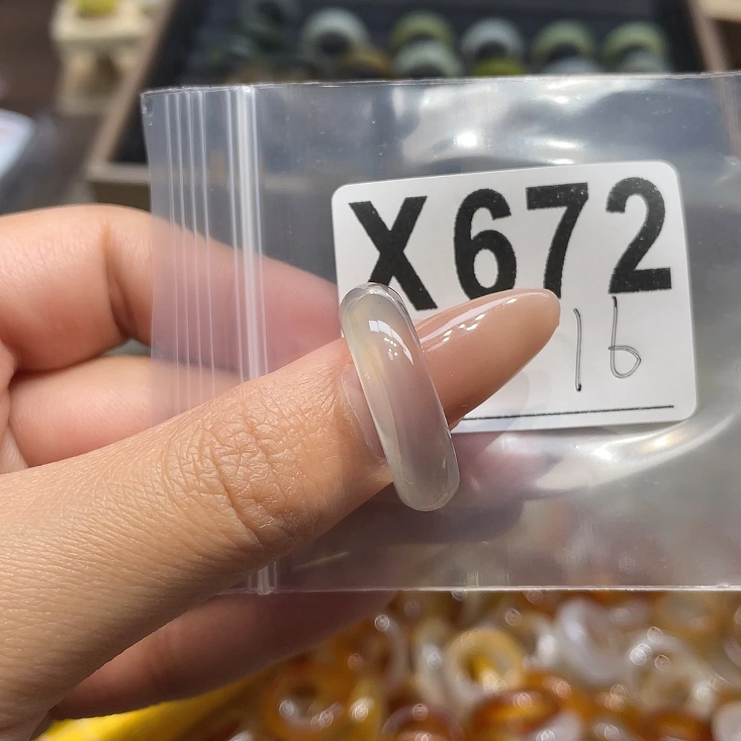 玛瑙/玉髓未镶嵌戒指672