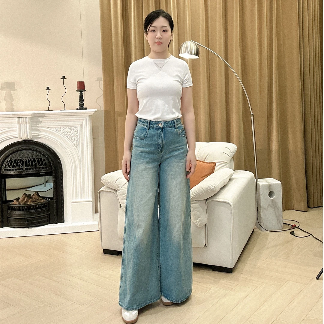 25年韩国柜柜秋款新款棉T彩色纯色多色百搭显瘦休闲T恤