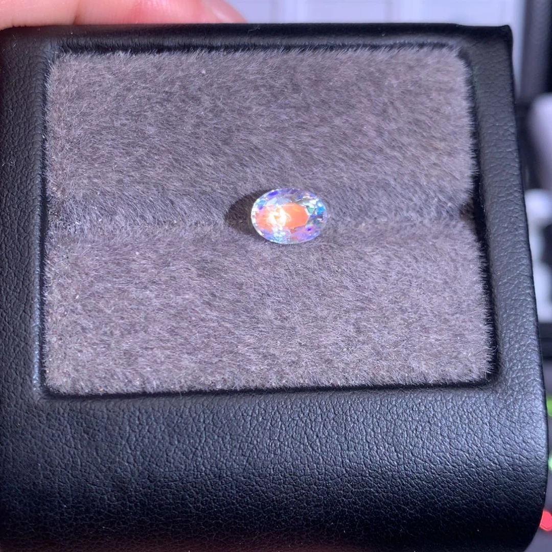 月光石裸石1.4ct彩虹