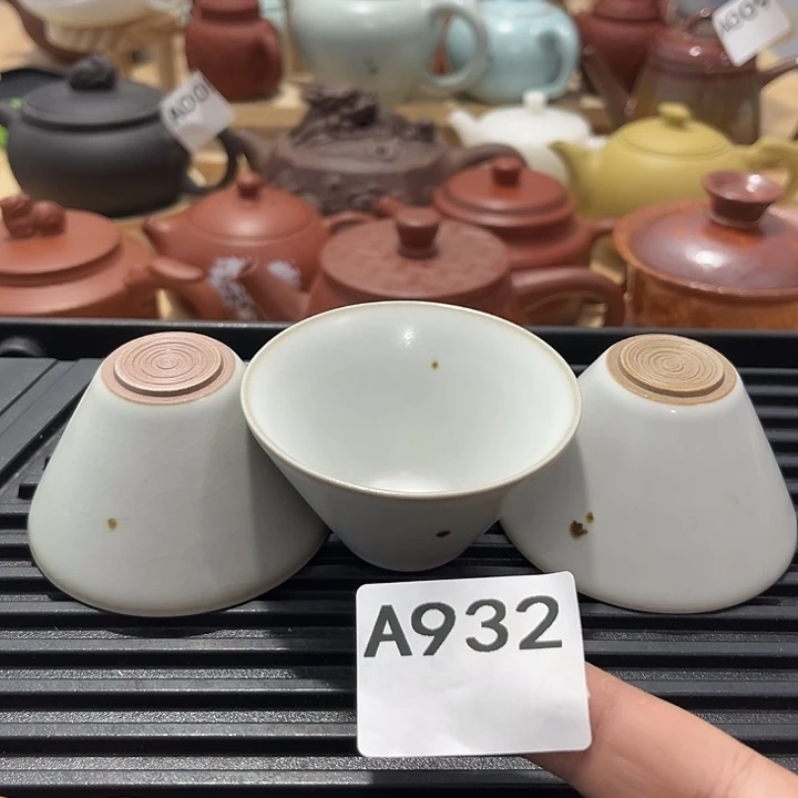 瓷片茶摆件工艺品摆件666