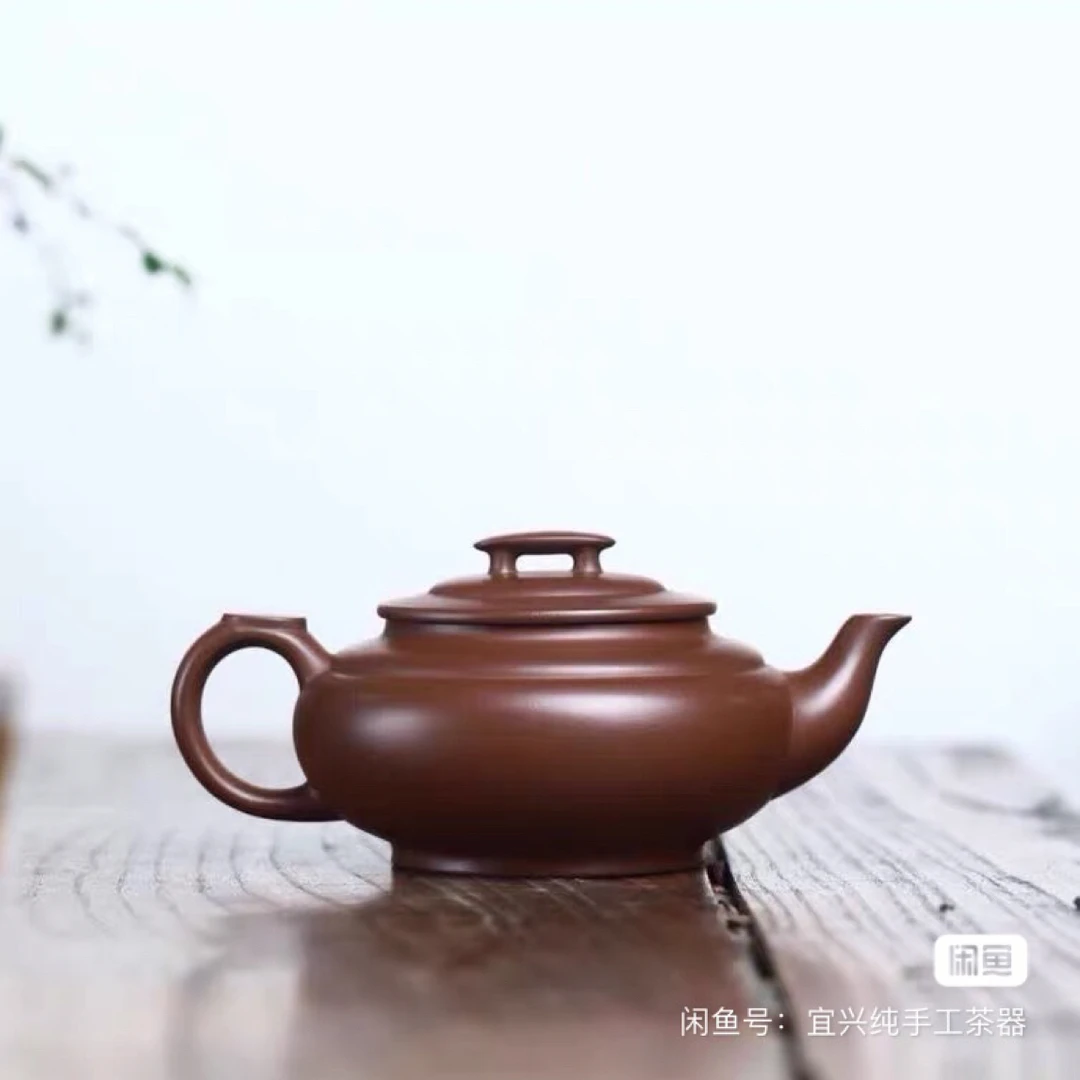 原矿底槽清手工制作上新桥样式紫砂茶壶 350cc