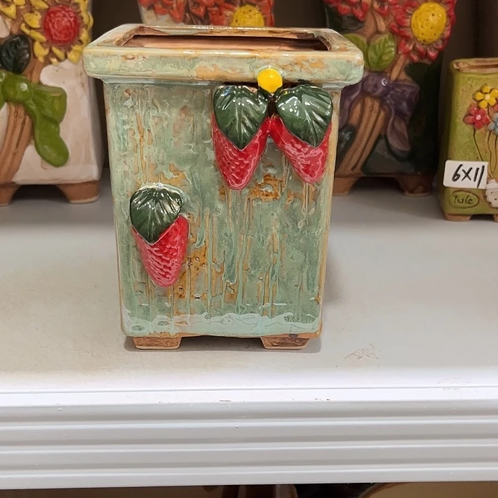 紫砂花盆粗陶材质多肉花盆