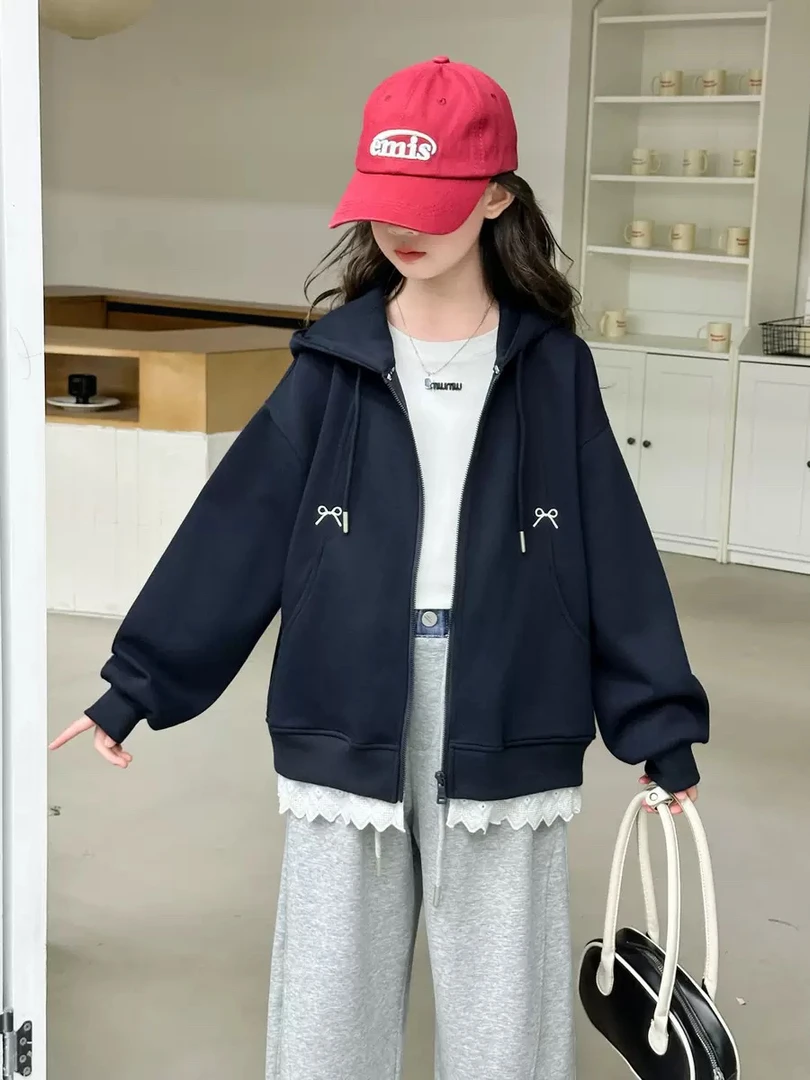 349-沫弛尔2025年女大童新品春秋洋气休闲时尚秋款