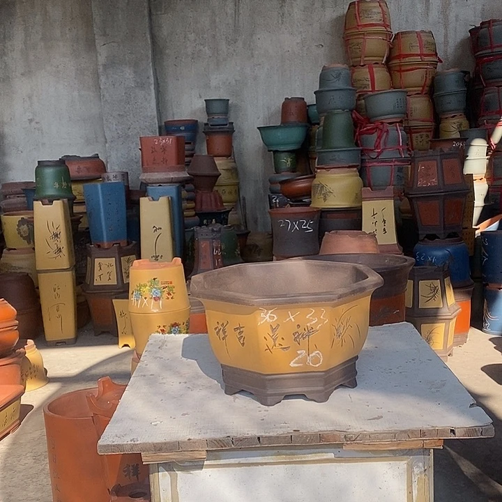 紫砂花盆紫砂花盆