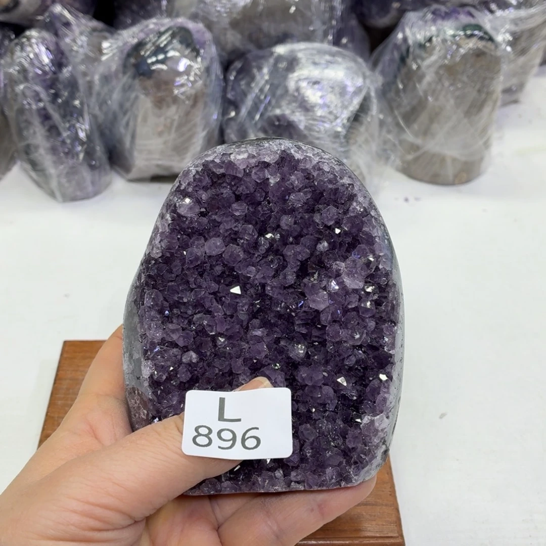 水晶摆件未镶嵌天然紫水晶