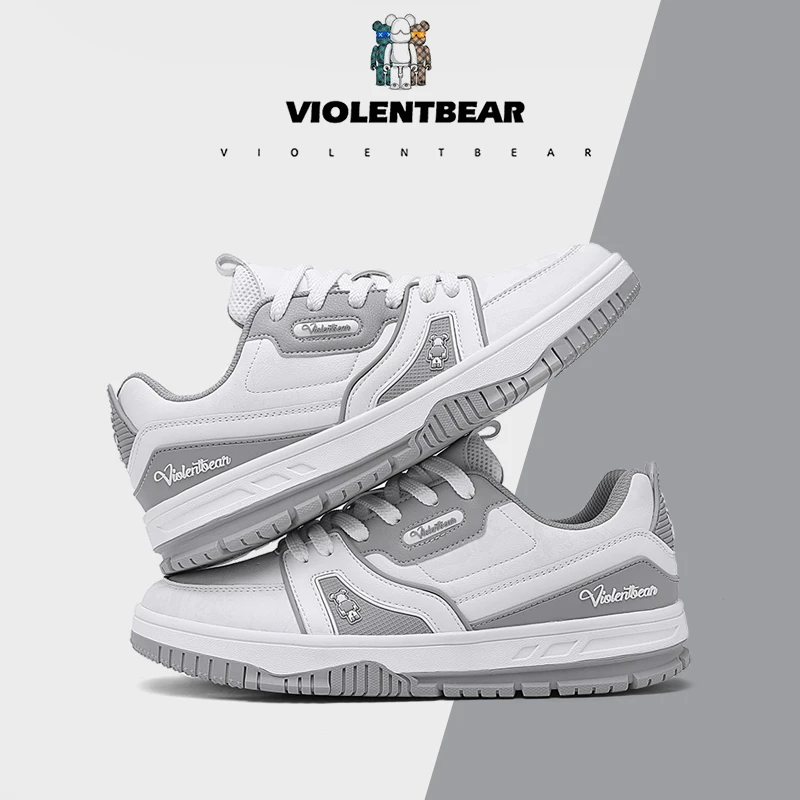 Violentbear/暴力熊官方旗舰店春季透气情侣鞋子休闲增高男鞋板鞋