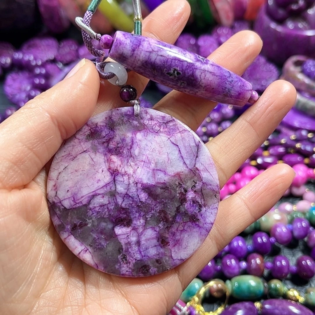 【闪购商品】琉璃配饰榆*舒具石老油料37