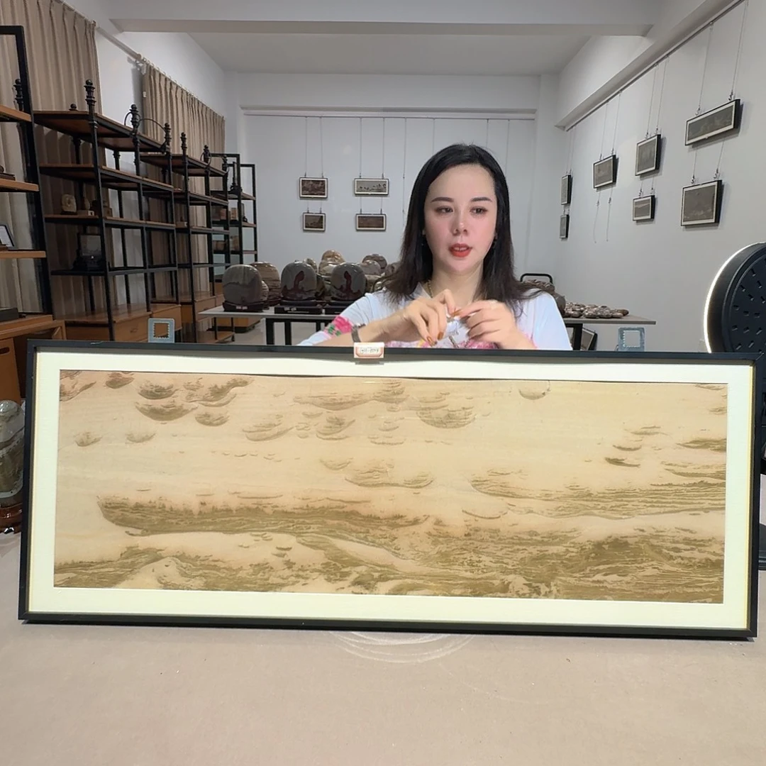 66×25 长江画面石板画