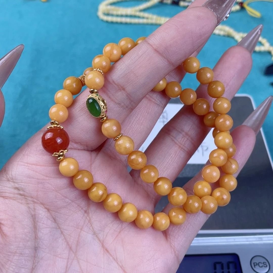 蜜蜡裸石未镶嵌蜜蜡