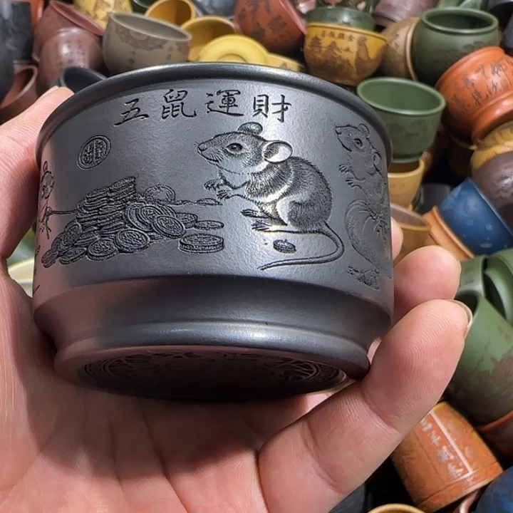 茶杯紫砂全手工制作工艺