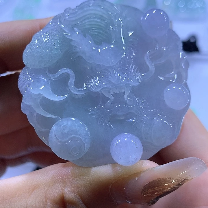翡翠未镶嵌颈饰天然翡翠A货吊坠
