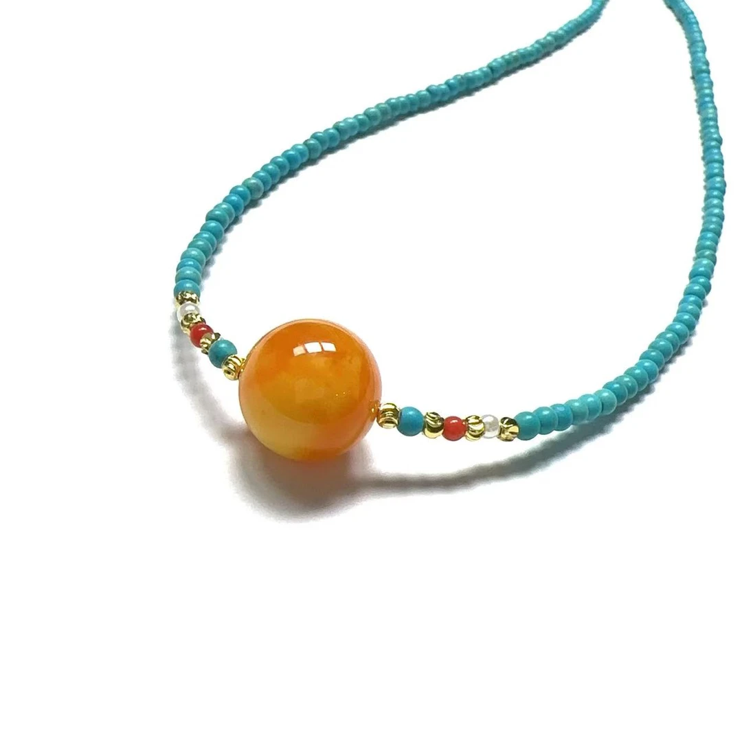 PP080 精美珠宝项链 15mm