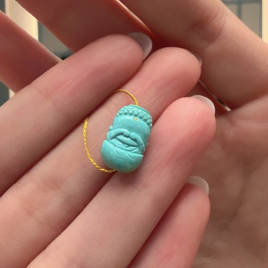 绿松石未镶嵌颈饰