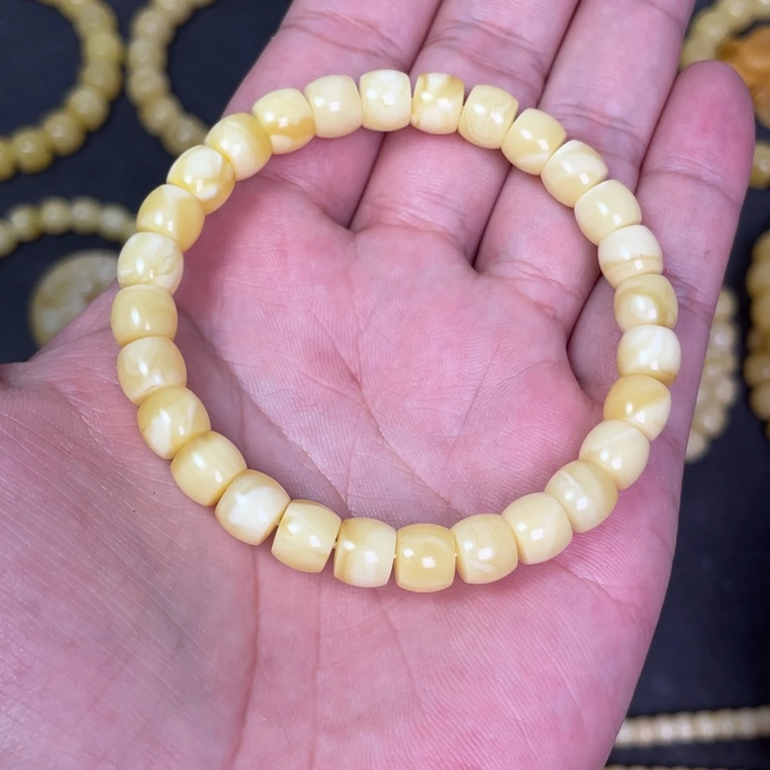 裸石蜜蜡未镶嵌蜜蜡手串8mm