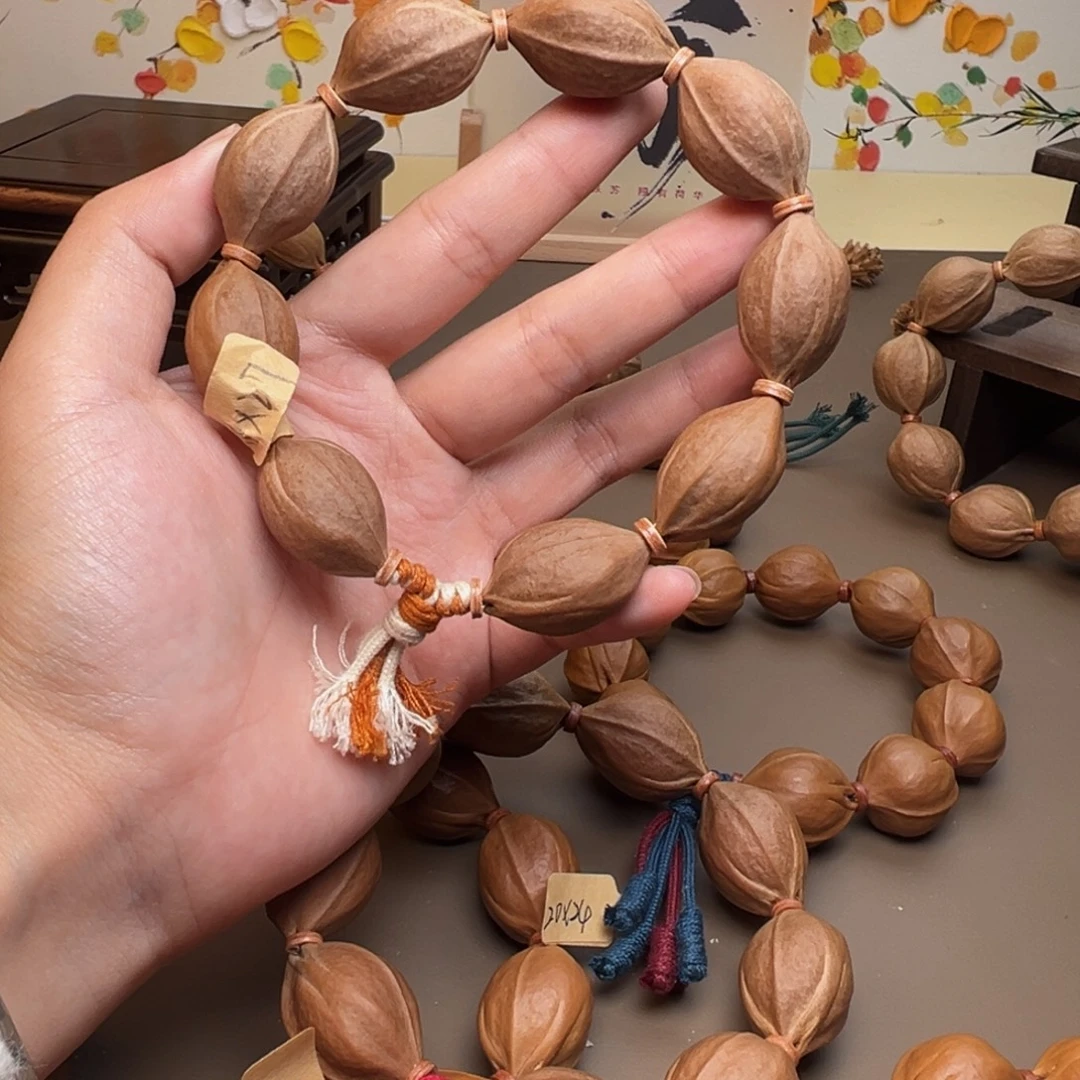 手串橄榄核梅林铁核1827素串鲨鱼背