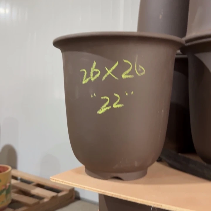 紫砂花盆26/26/20