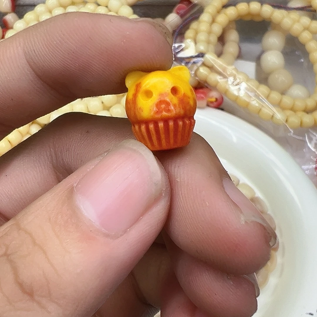 驼骨手串/手链79驼骨彩绘小熊蛋糕