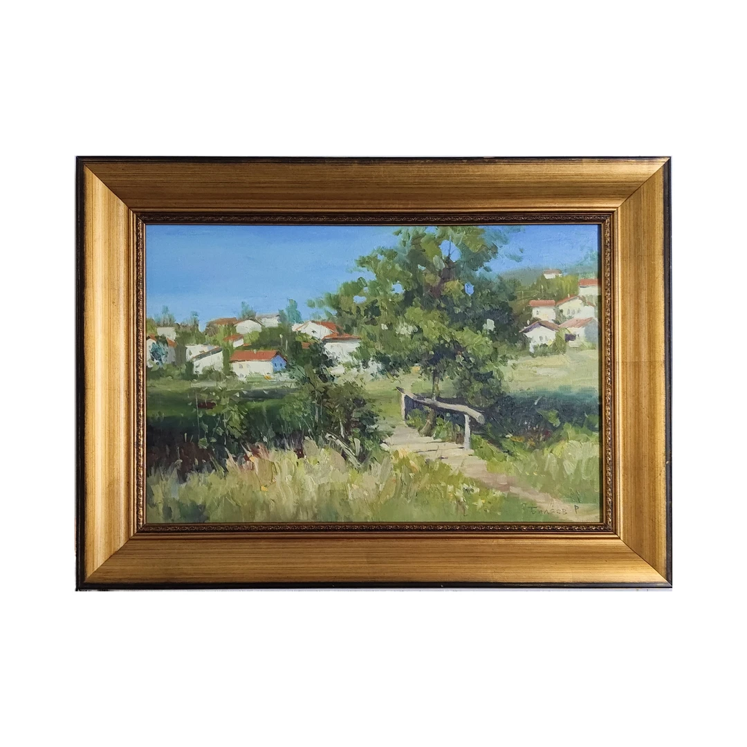 俄罗斯油画 罗马原创手绘布面作品《清风》54/74cm