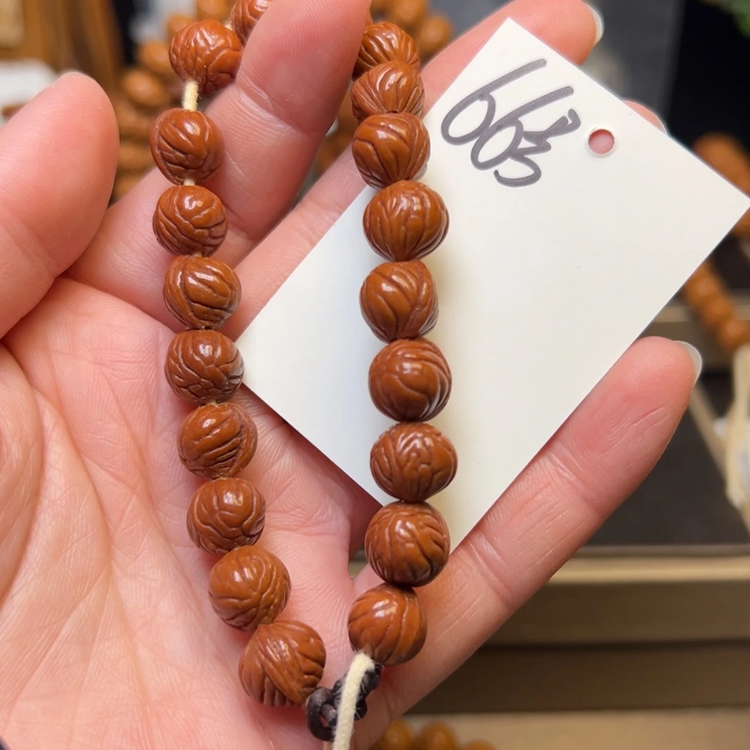 桃核吊坠秦岭龙纹桃核10小奶豆
