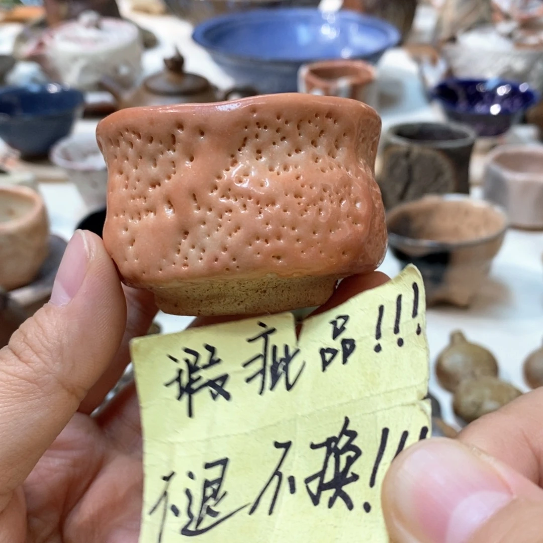 柴烧侘寂粗陶茶具