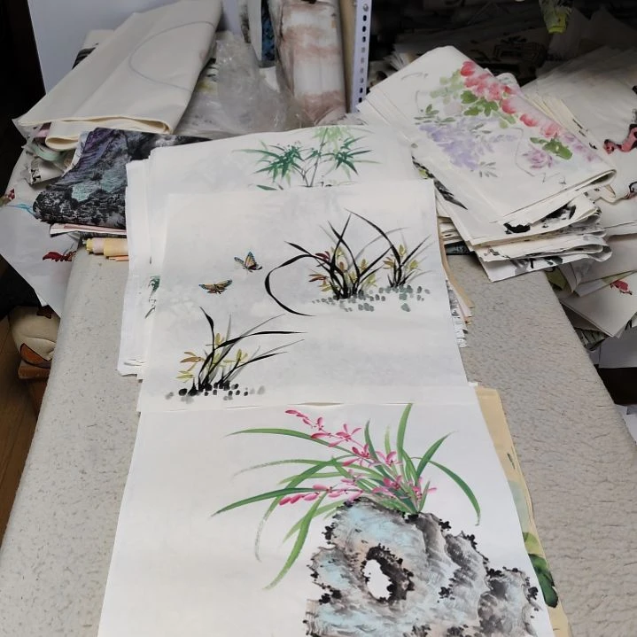 爱***师国画落款后台备注