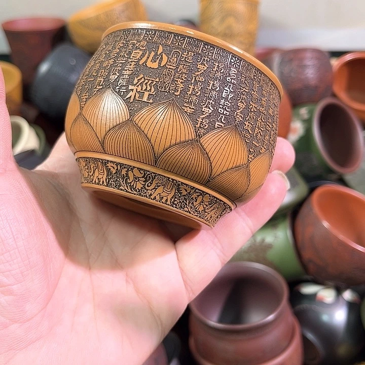 茶杯紫砂全手工紫砂主人杯