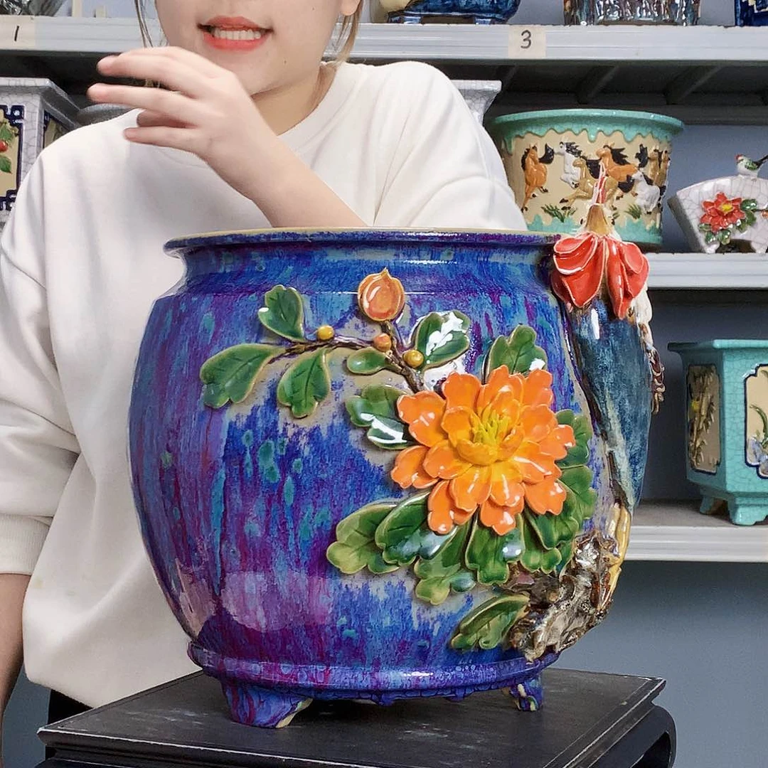 刘*华实物拍摄湾盆石湾盆