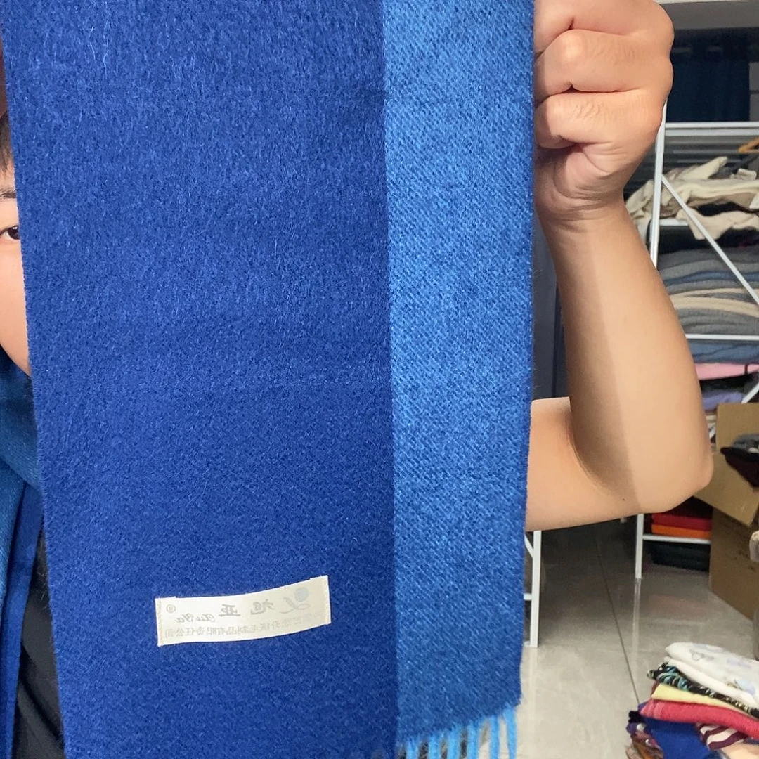 羊绒围巾窄边677888