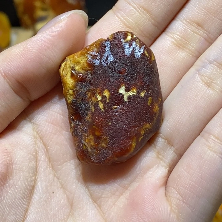 W***y定制琥珀蜜蜡原石 M 9.1