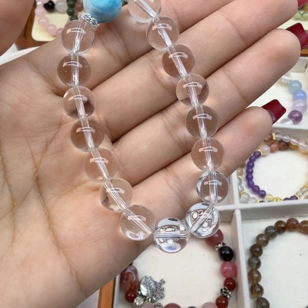 水晶手链银S925镶嵌