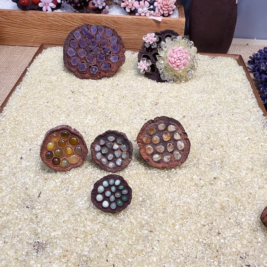 水***儿松塔干花摆件永生花