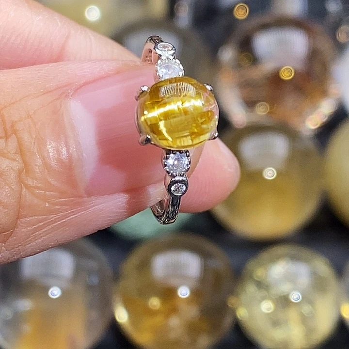 珠宝半成品水晶未镶嵌