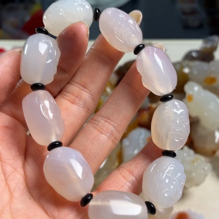 玛瑙/玉髓未镶嵌吊坠(不含链)