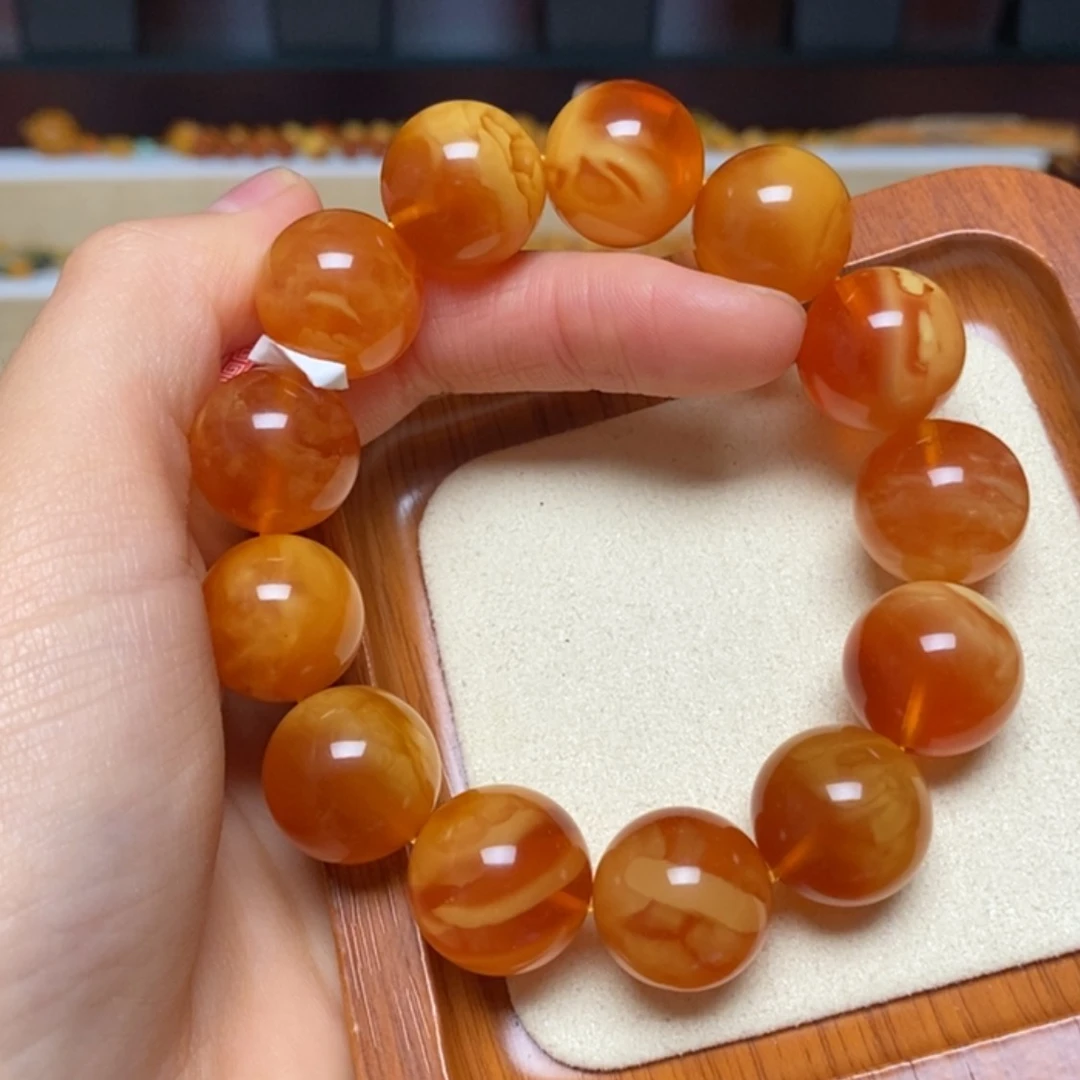 【闪购商品】未镶嵌蜜蜡手链手串