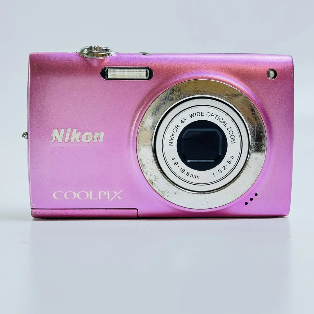 9新 Nikon/尼康 s2500粉色1200w像素4倍变焦奶油肌