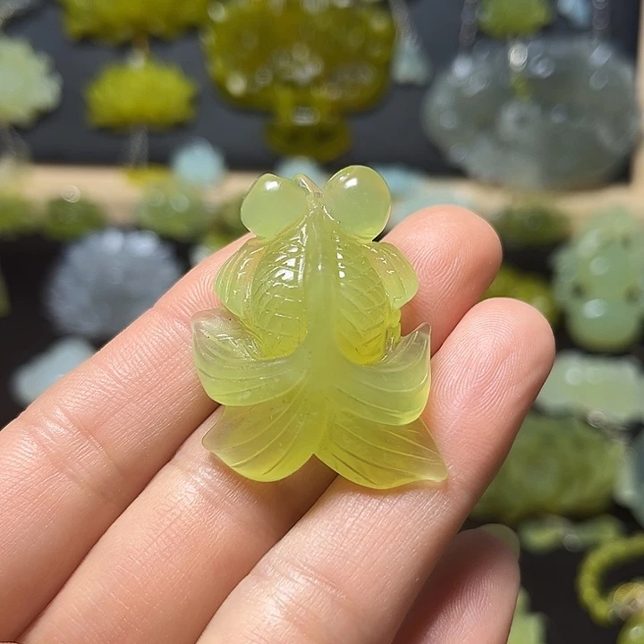 未镶嵌蛇纹石玉发饰