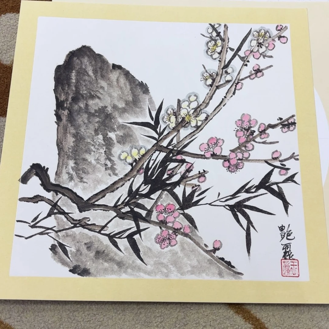 国画38-38卡纸作品艺