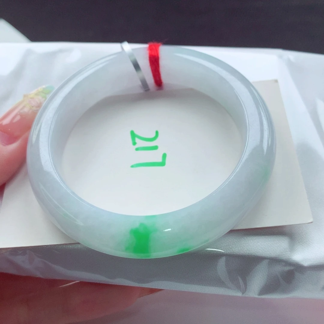 翡翠手镯未镶嵌天然缅甸翡翠A货手镯 217号