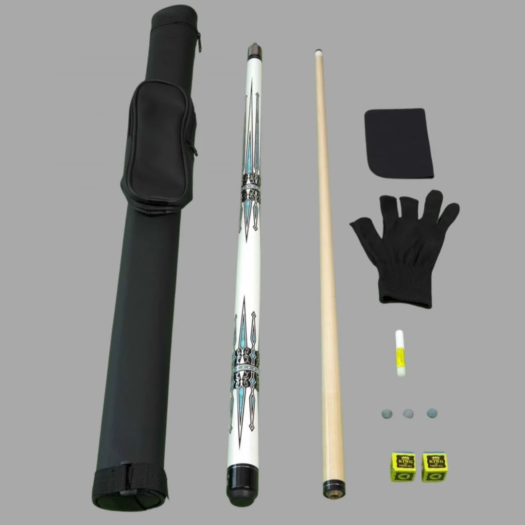 【新疆西藏包邮】台球杆球杆中头杆大头杆枫木桌球杆九球杆中式黑八