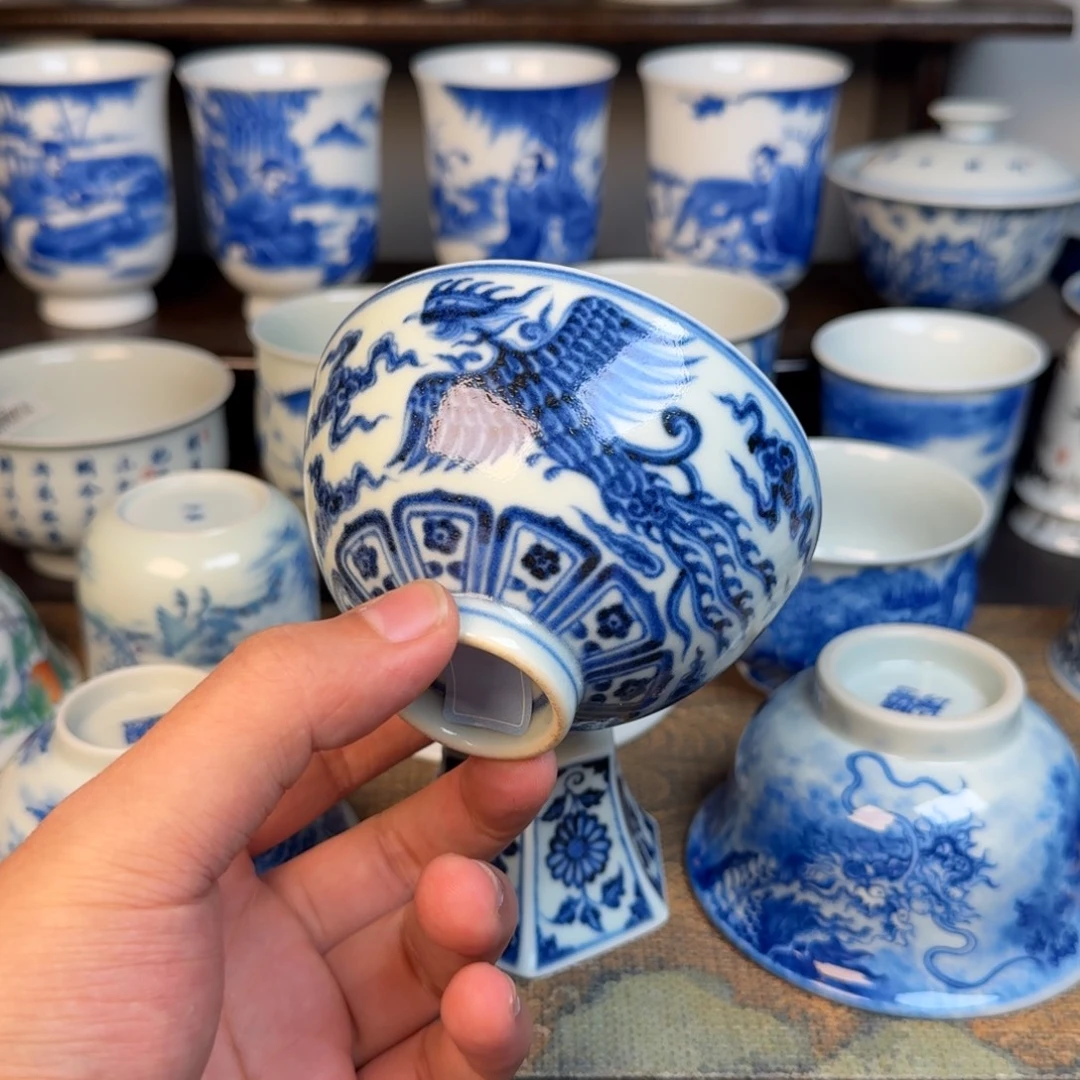 ****.景德镇现代手工手绘茶器